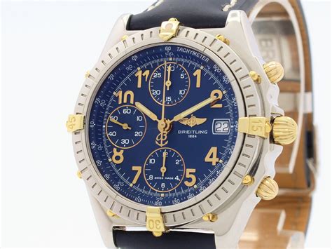 breitling chronomat ref b13050.1 in 18k gold and steel|breitling chronomat b13050.